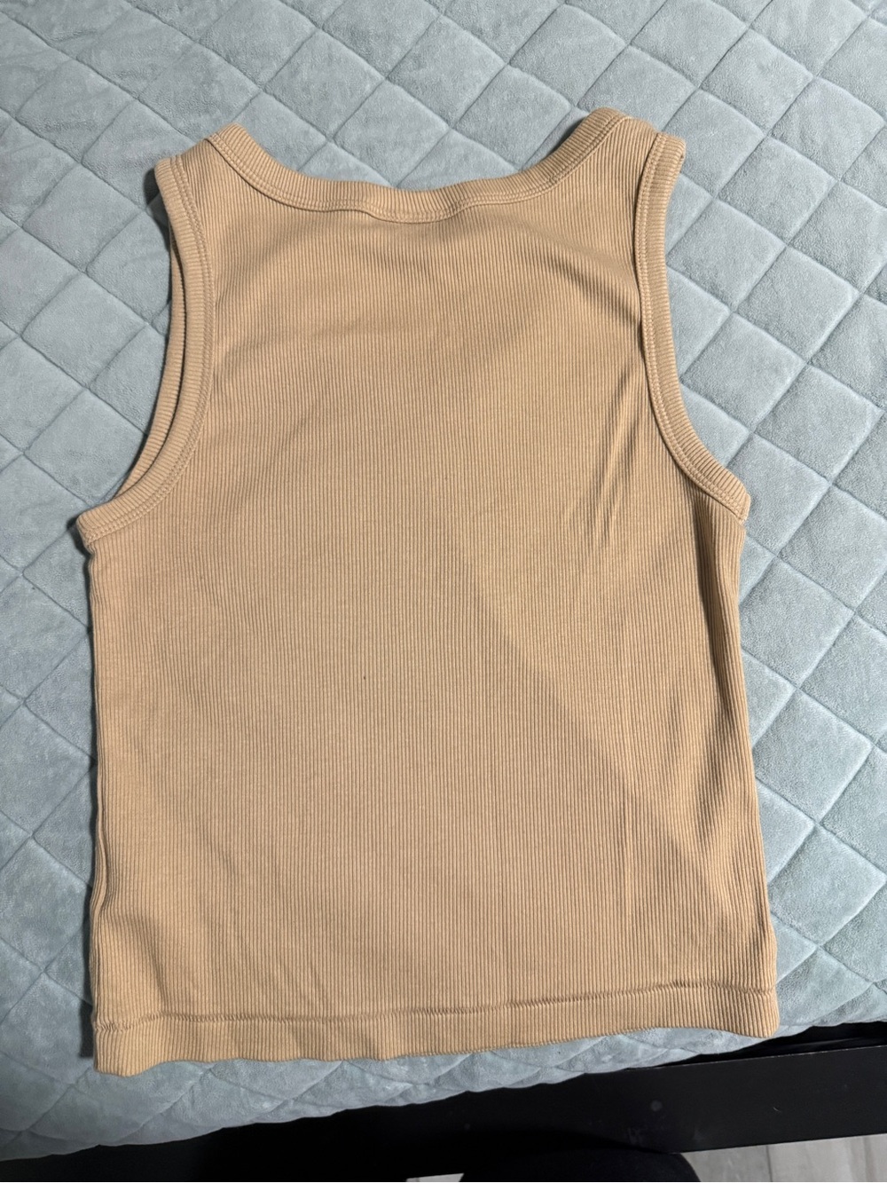 Universal Thread Ribbed Tank Top - Tan - Picture 3 of 3